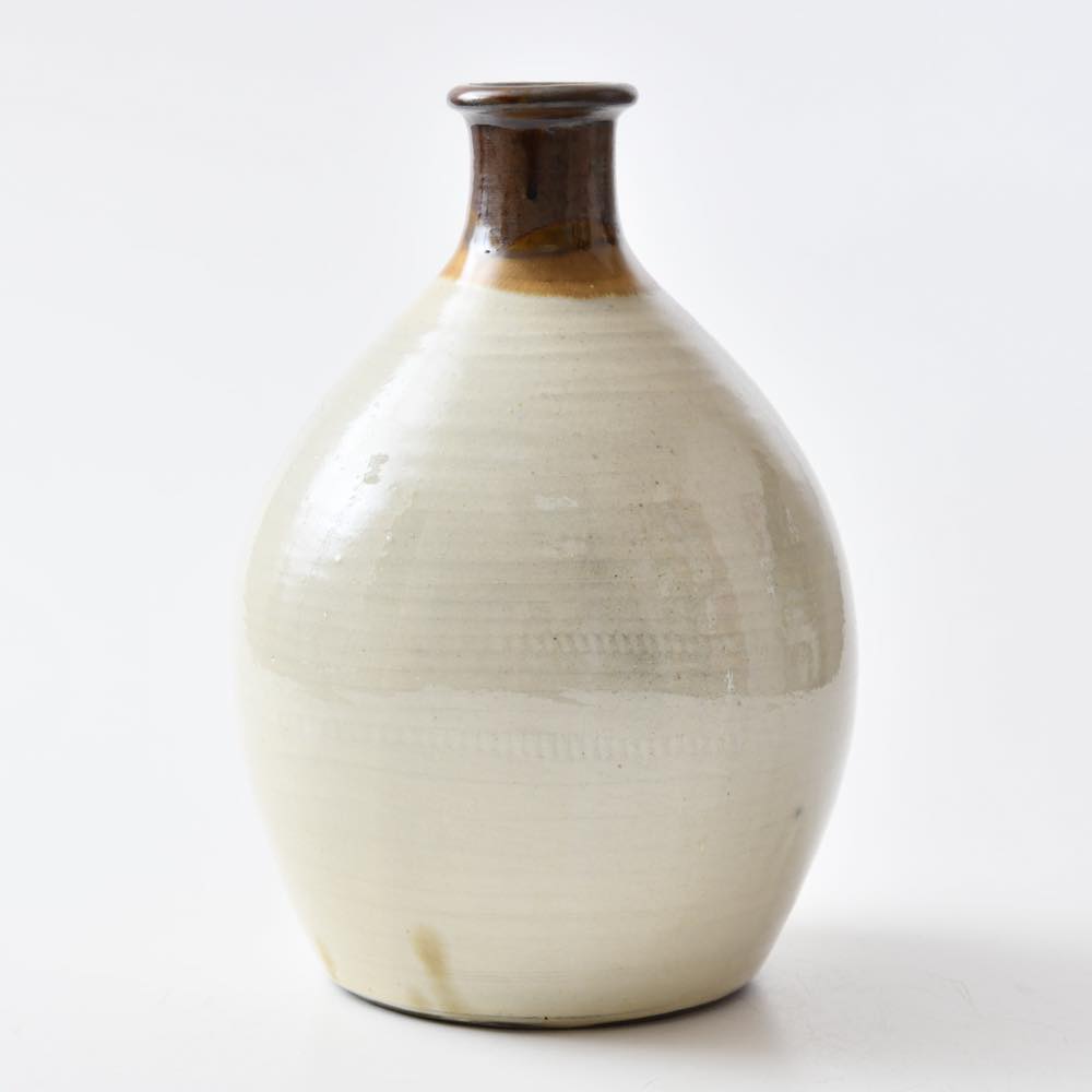 小鹿田焼 坂本浩二窯 一升徳利 白 ｜ みんげい おくむら （日本と世界