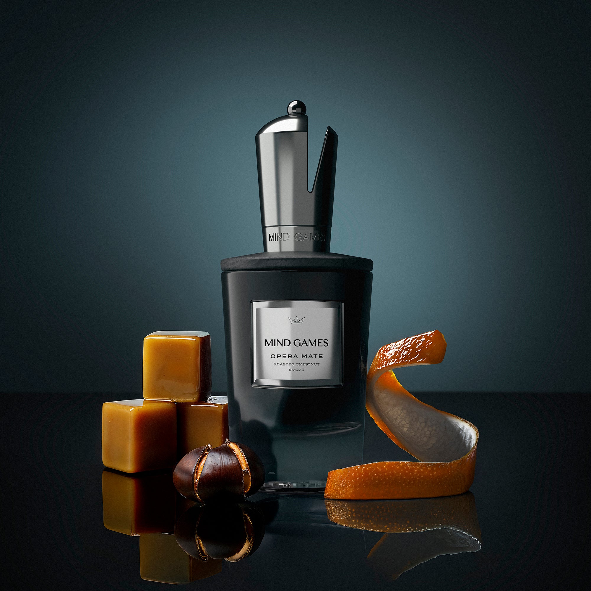 Opera Mate Fragrance | Roasted Chestnut, Creamy Sandalwood, Suede