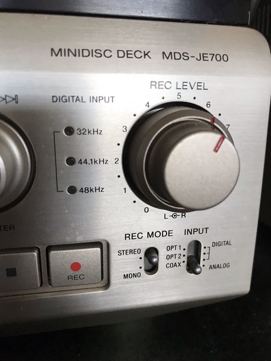 Sony MDS-JE700 [MiniDisc Wiki]