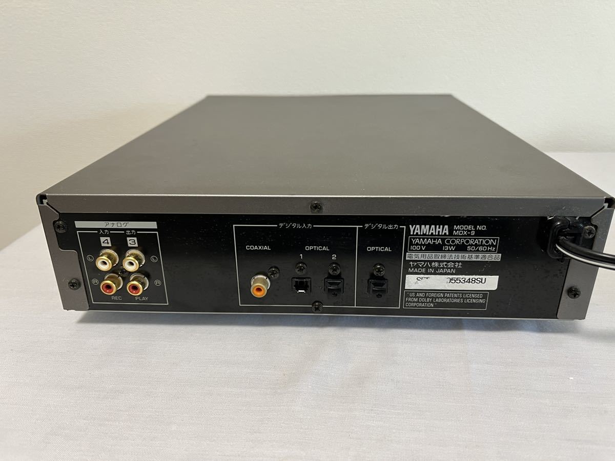 ヤマハ MDX-9 カセットデッキ オーディオ機器 MDレコーダー MDデッキ