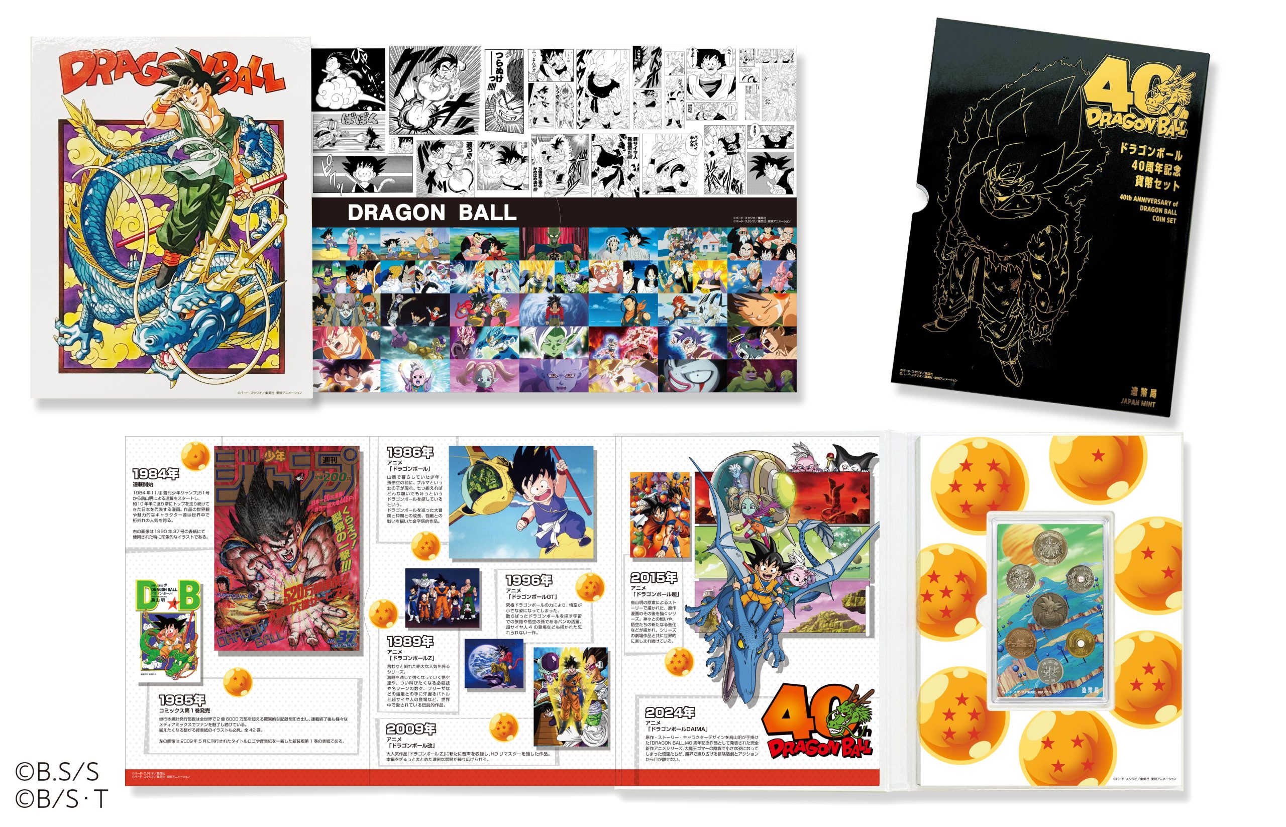 造幣局 : ドラゴンボール40周年記念 貨幣セットの通信販売について