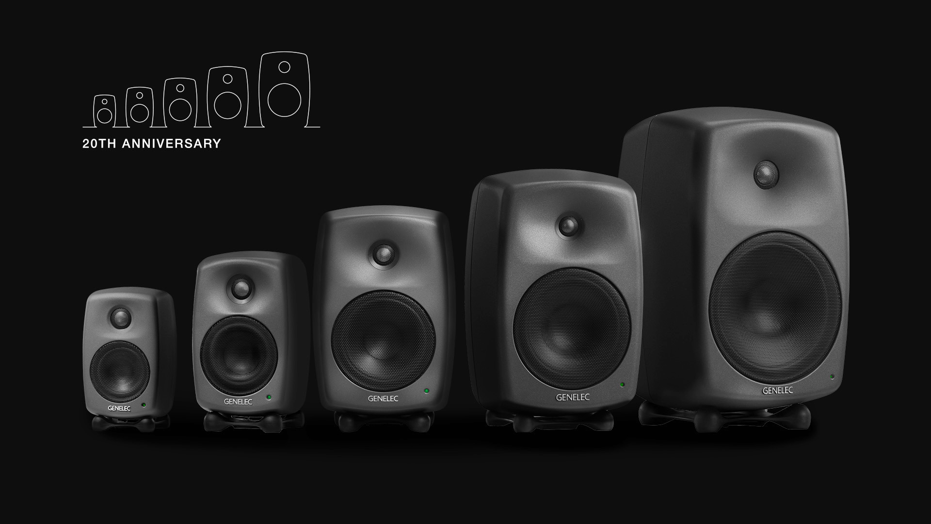 Genelec 2ウェイ・モデル20周年記念第1弾として、8000シリーズ/G