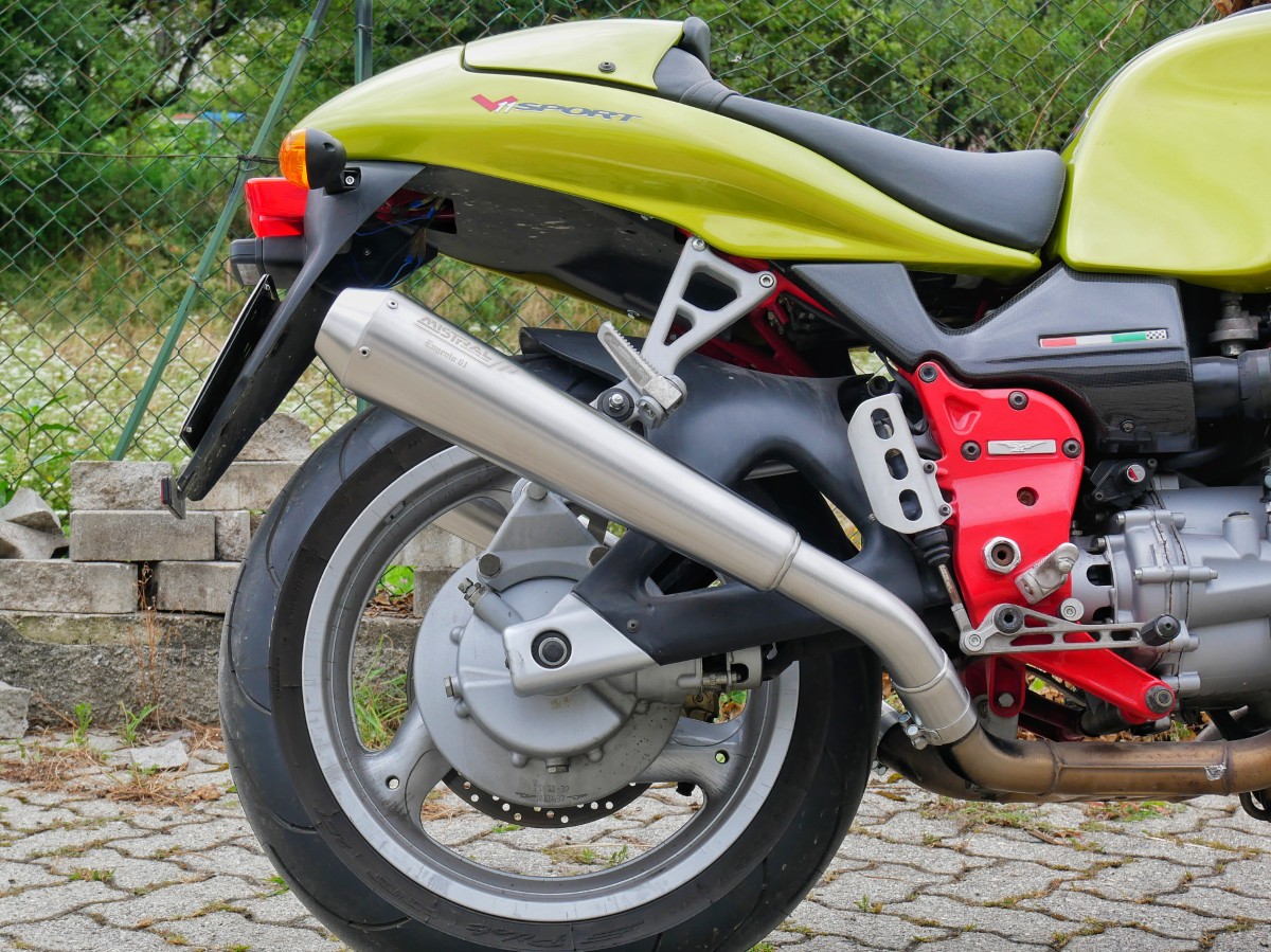 Mistral Conical Exhaust - Moto Guzzi V11