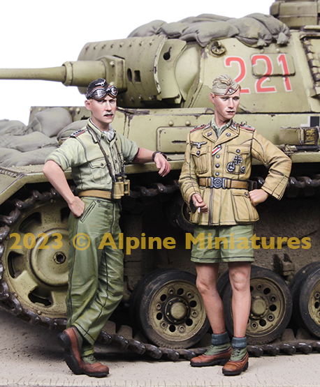 Alpine Miniatures[AM35311]1/35 WWII ドイツアフリカ軍団 装甲部隊