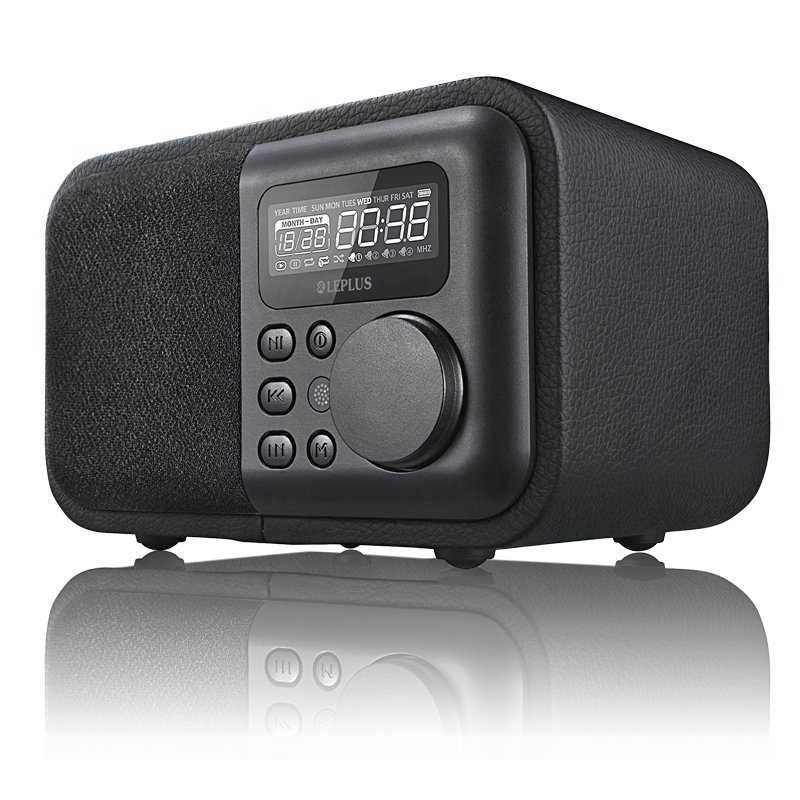 ワイヤレス スピーカー 「Classica」 ブラックレザー調｜スマホ