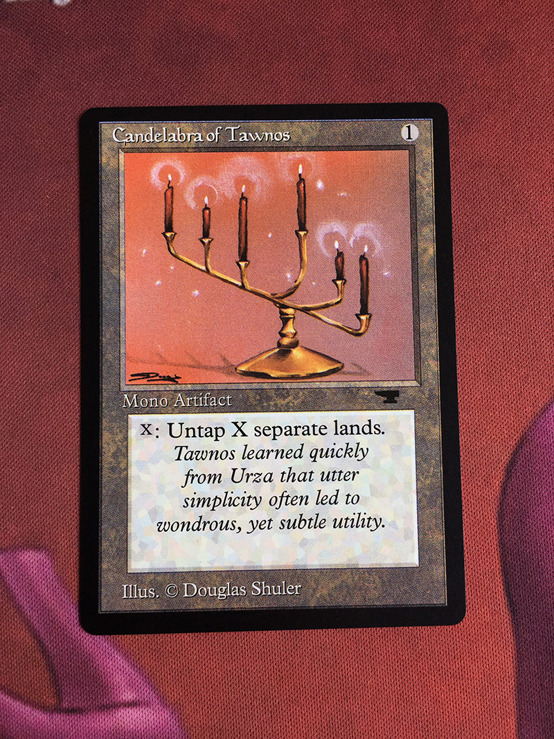 Candelabra of Tawnos Antiquities magic the gathering proxy mtg