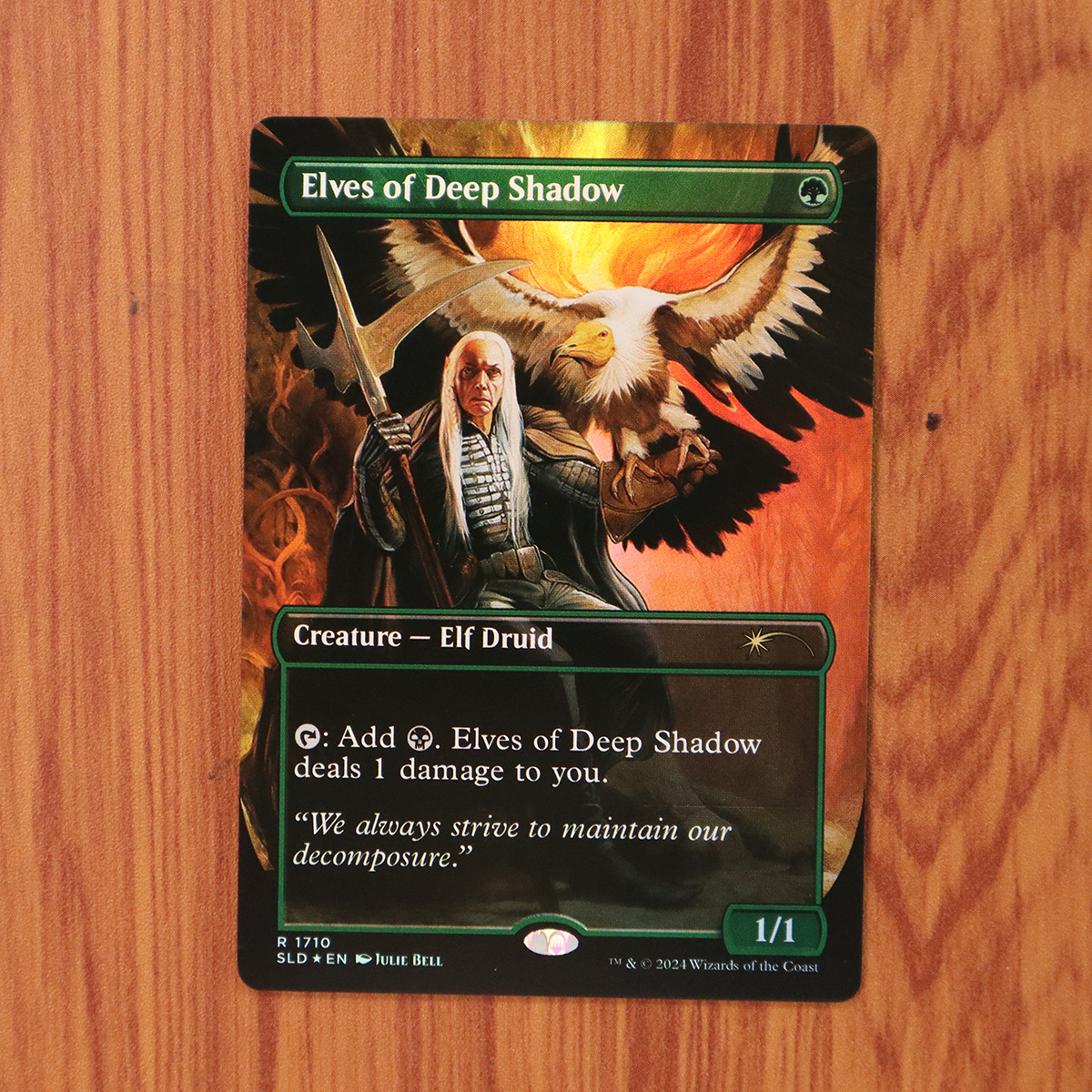 elves of deep shadow #1710 SLD foil magic the gathering proxy mtg