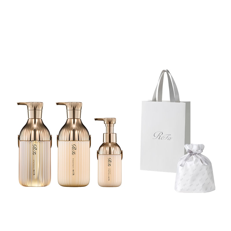 ReFaギフトラッピングセット S】リファミルクプロテインシャンプー