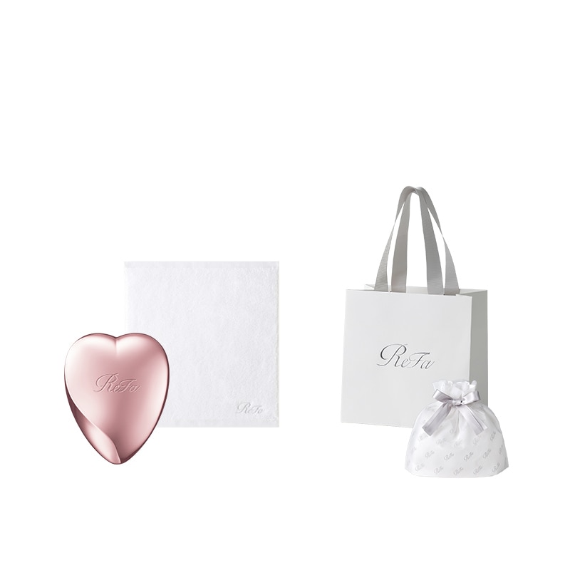 ReFaギフトラッピングセット SS】リファハートブラシミニ（コンパクト