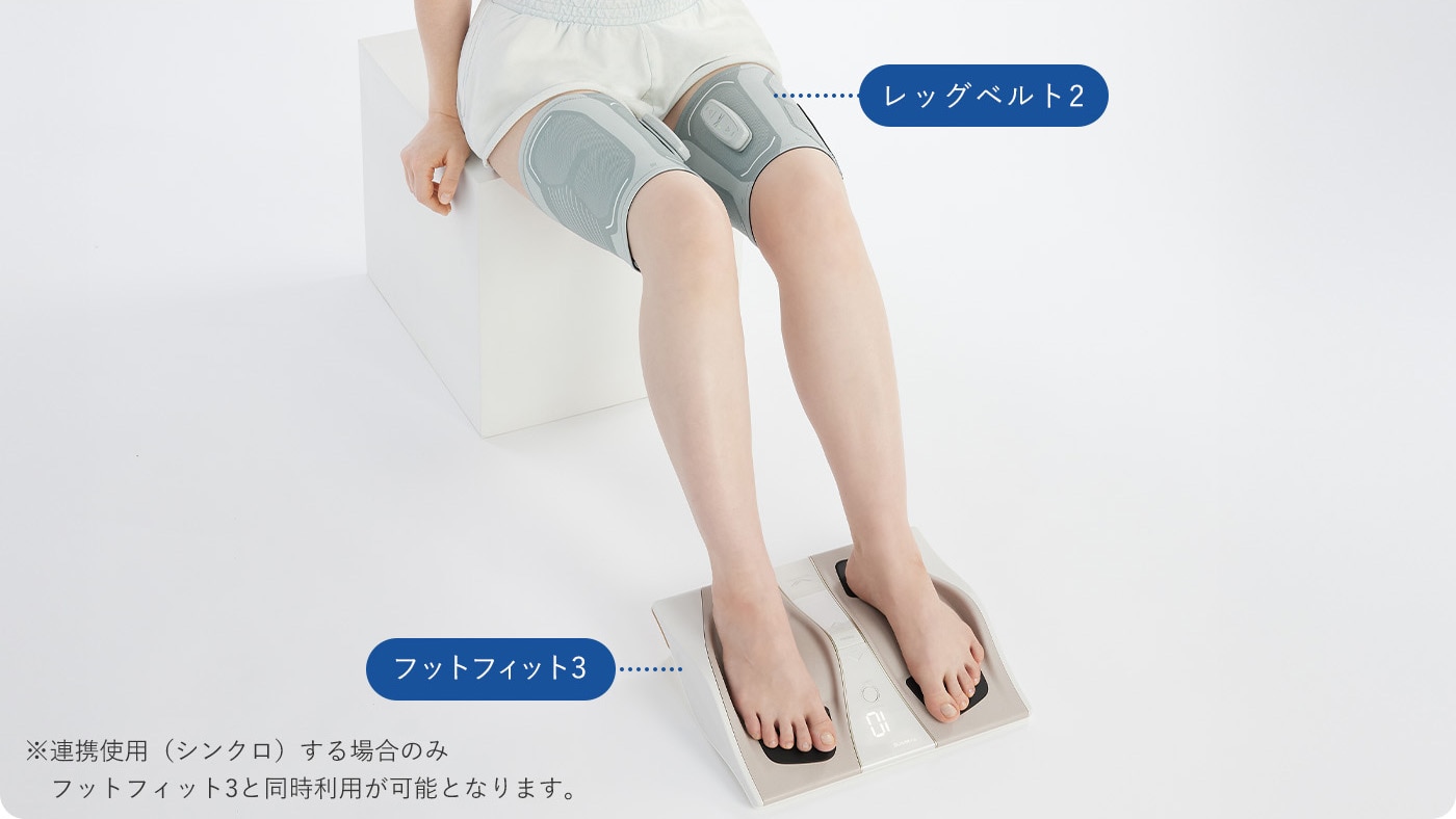 シックスパッド レッグベルト2 (Leg Belt 2) 太ももの筋トレ | SIXPAD