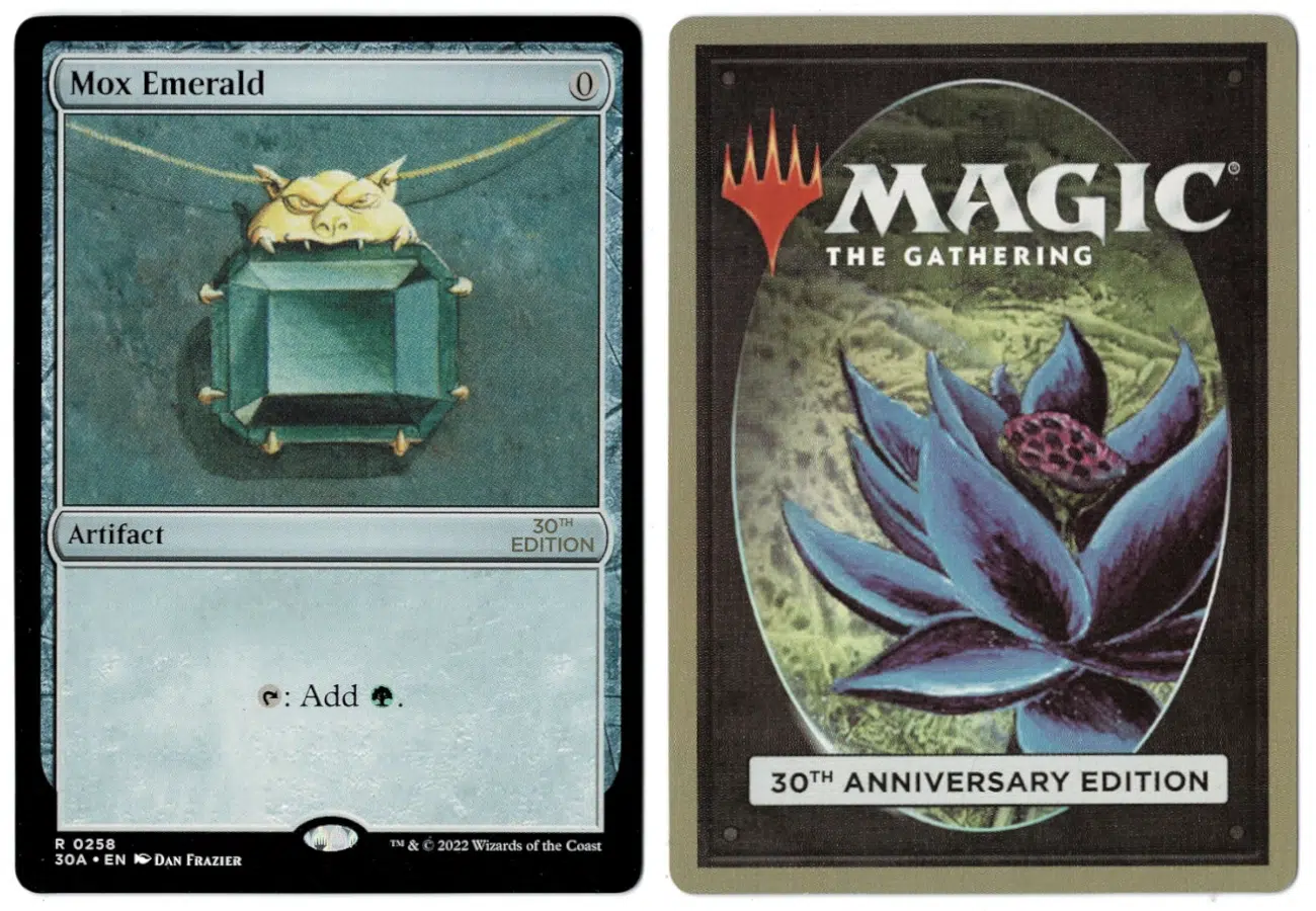 MTG Mox Emerald サイン入り MTG Mox Emerald サイン入り Mox Emerald