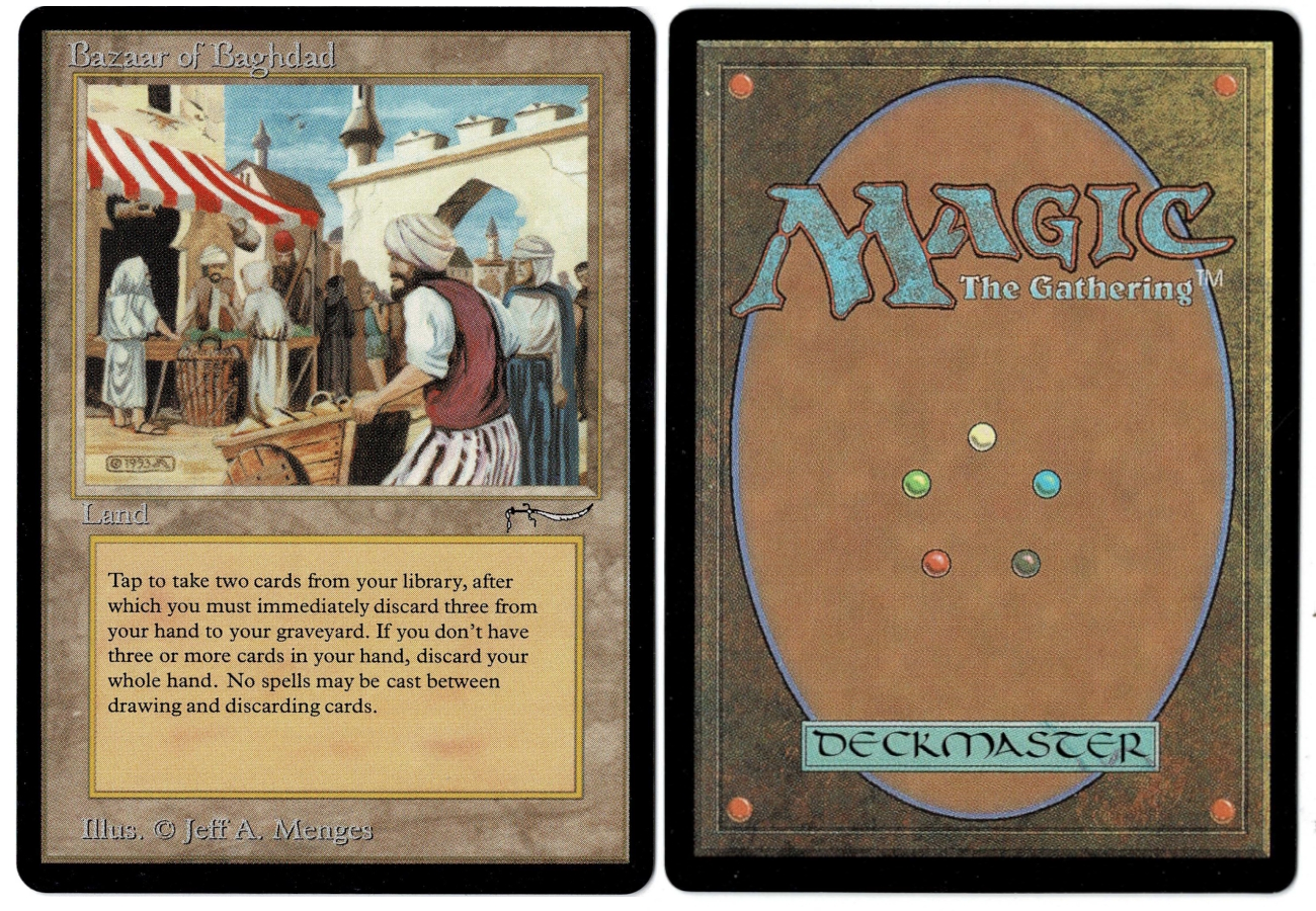 Bazaar of Baghdad Magic the Gathering Proxy
