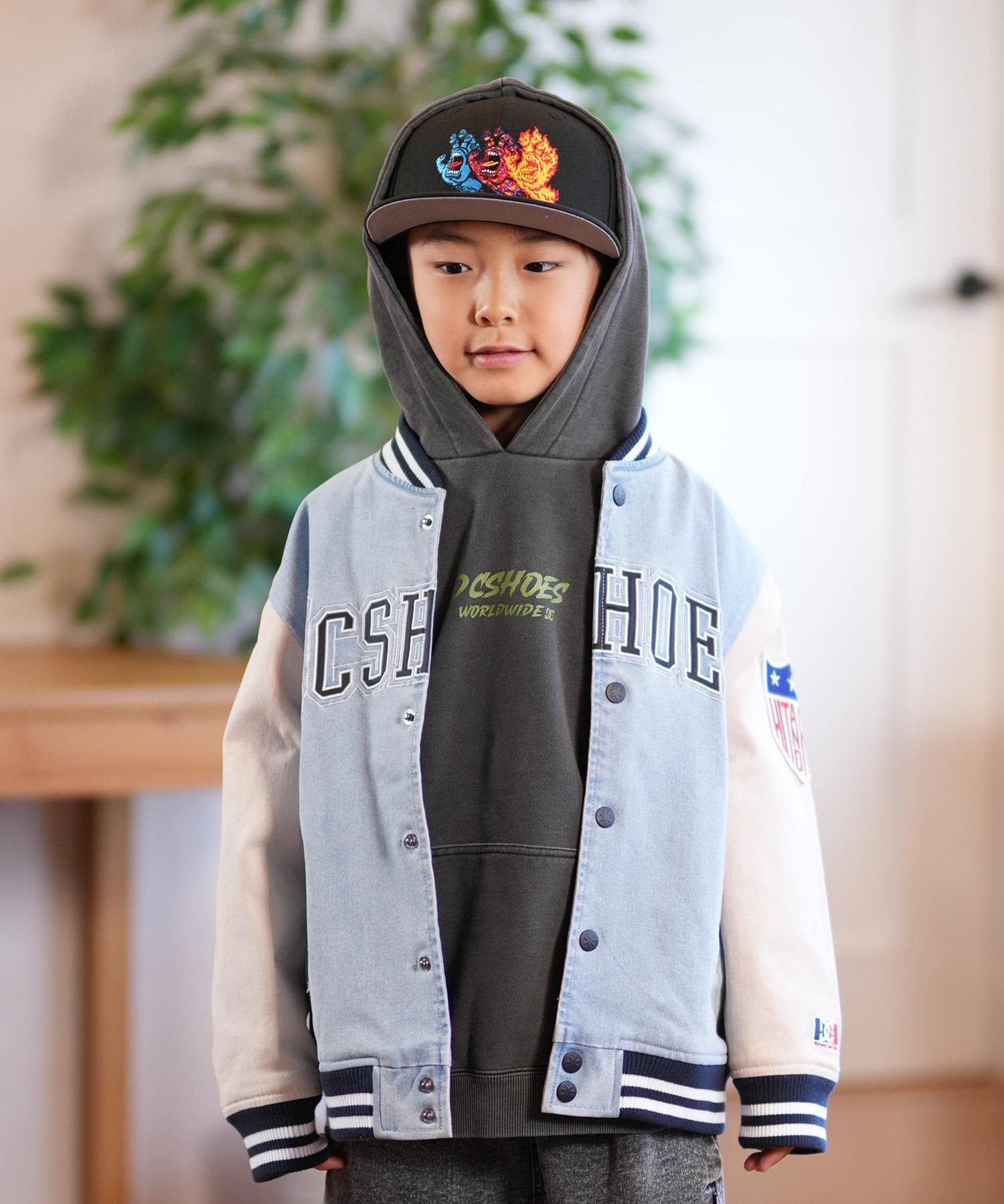 DC ディーシー アウター スタジャン キッズ スタジアムジャケット