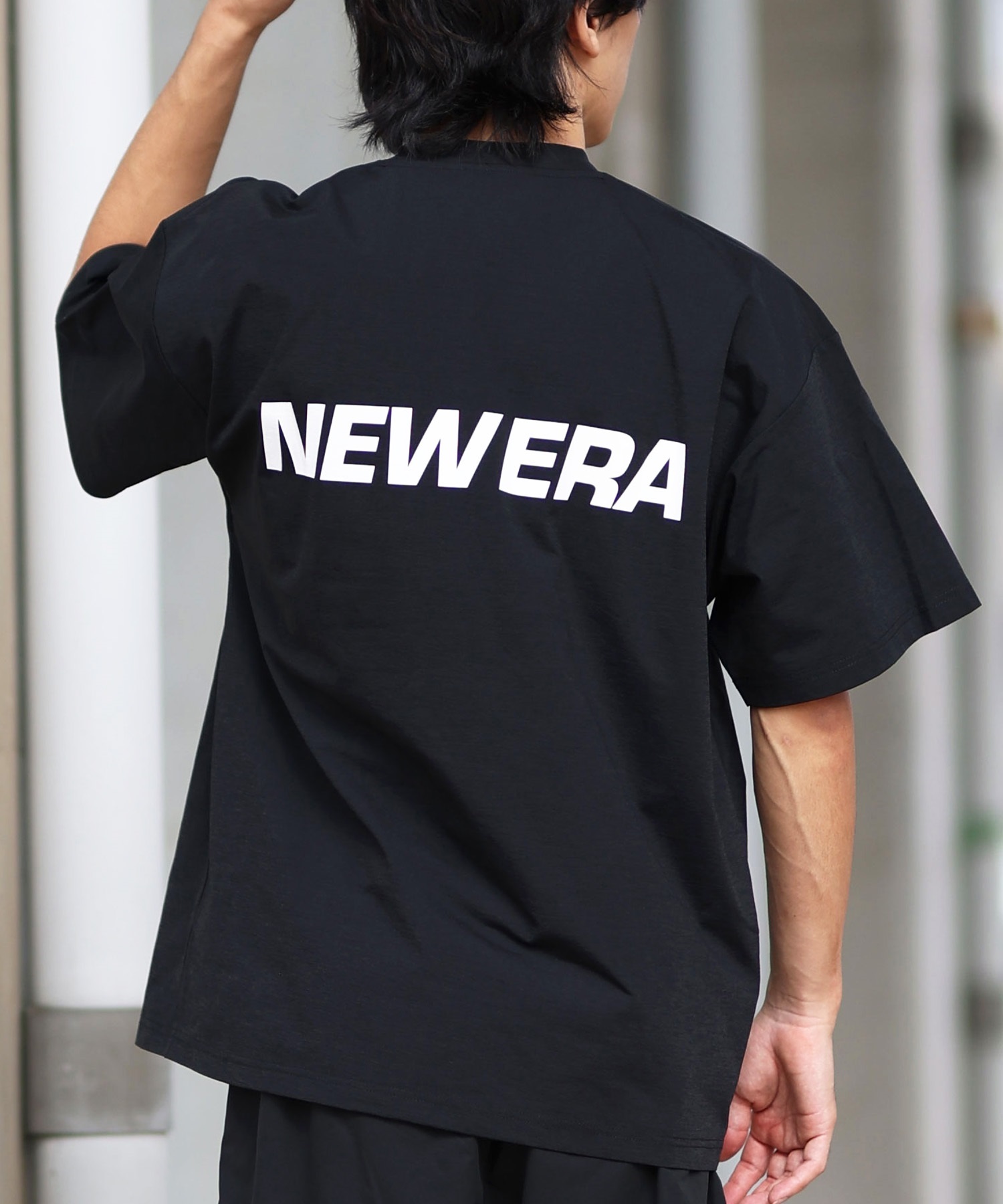 NEW ERA ニューエラ ラッシュガード メンズ 半袖 Tシャツ バック