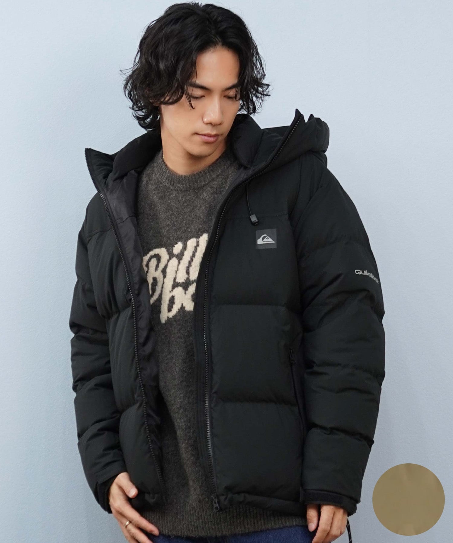 QUIKSILVER クイックシルバー ダウン ジャケット メンズ 撥水 防風