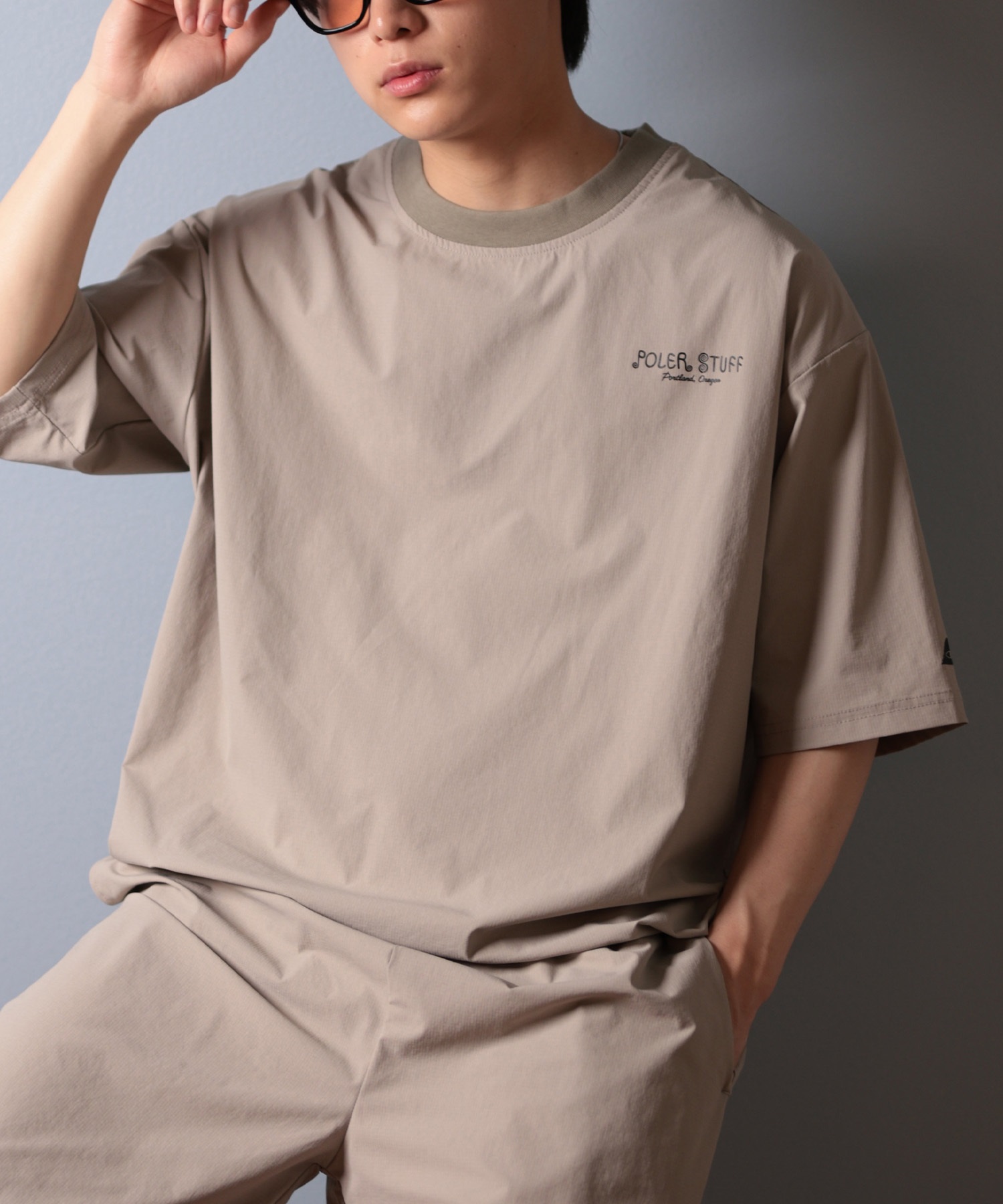 POLER ポーラー 水着 ラッシュガード 半袖 Tシャツ メンズ ワン