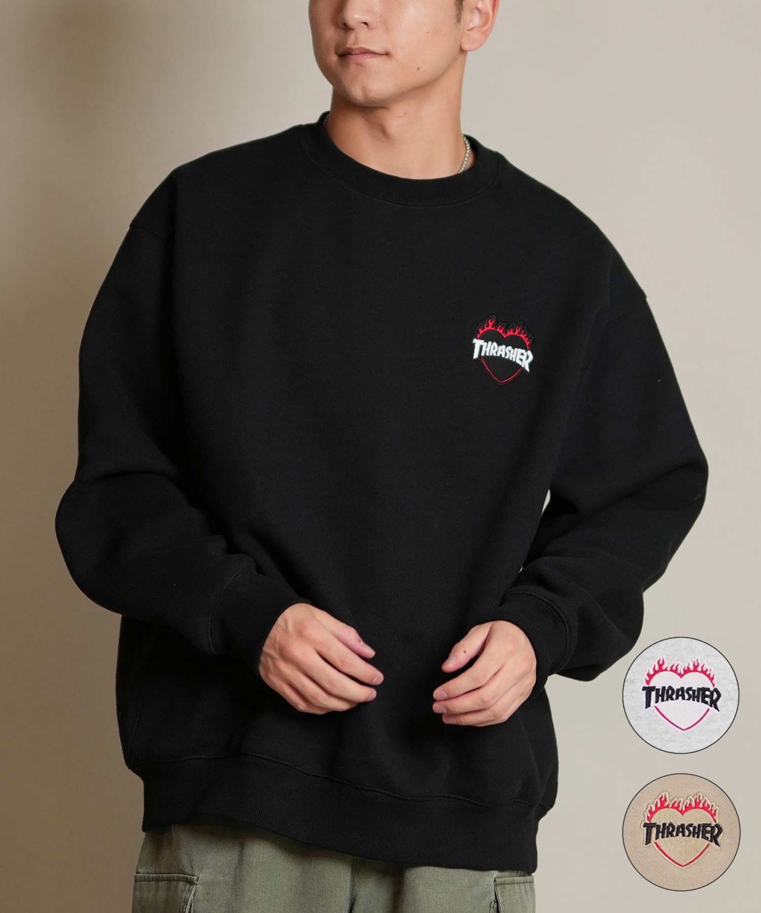 THRASHER スラッシャートレーナー スウェット メンズ クルーネック