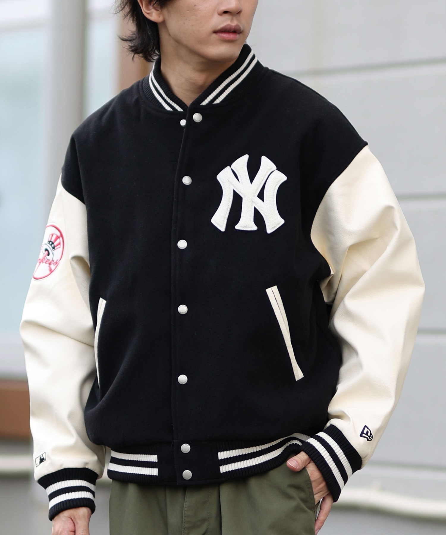 NEW ERA ニューエラ アウター スタジャン メンズ MLB ヴァーシティ