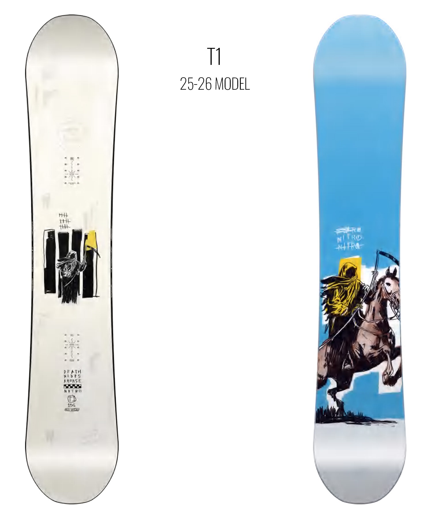 NITRO ナイトロ ティーワン スノーボード 板 メンズ 25-26 MM B7