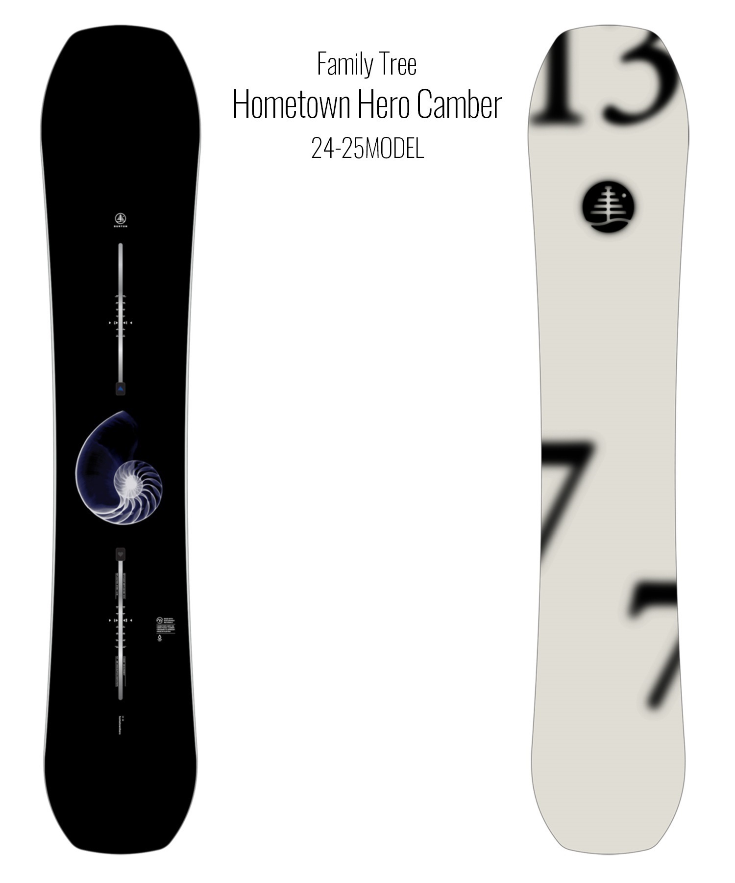 BURTON バートン ファミリーツリー ホームタウン ヒーロー キャンバー