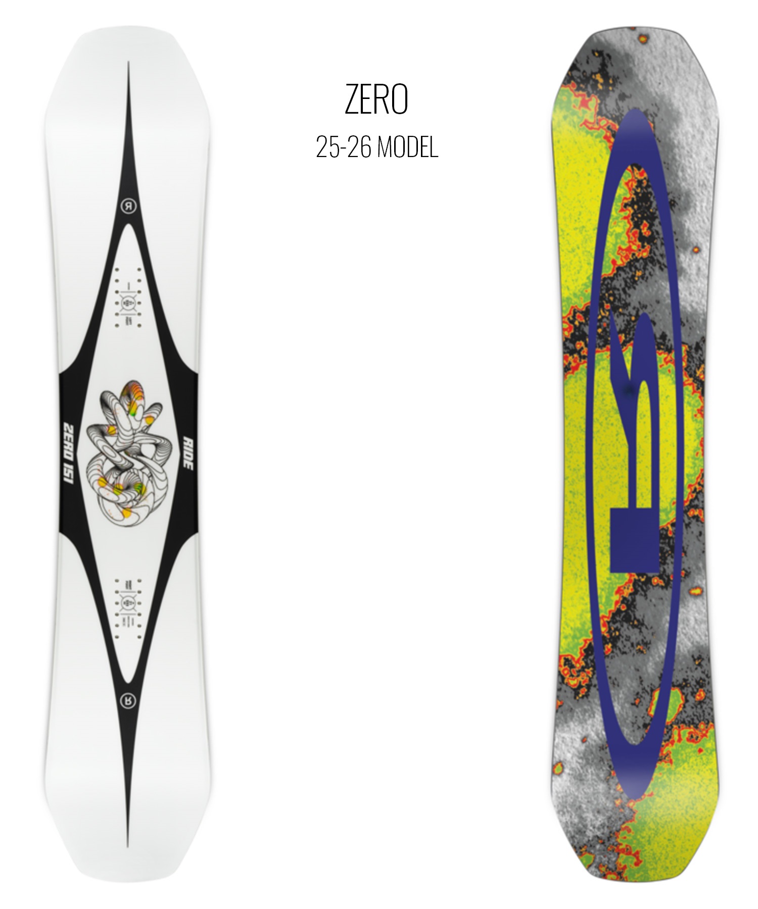 RIDE ライド ゼロ スノーボード 板 メンズ 25-26 MM B21 スノーボード