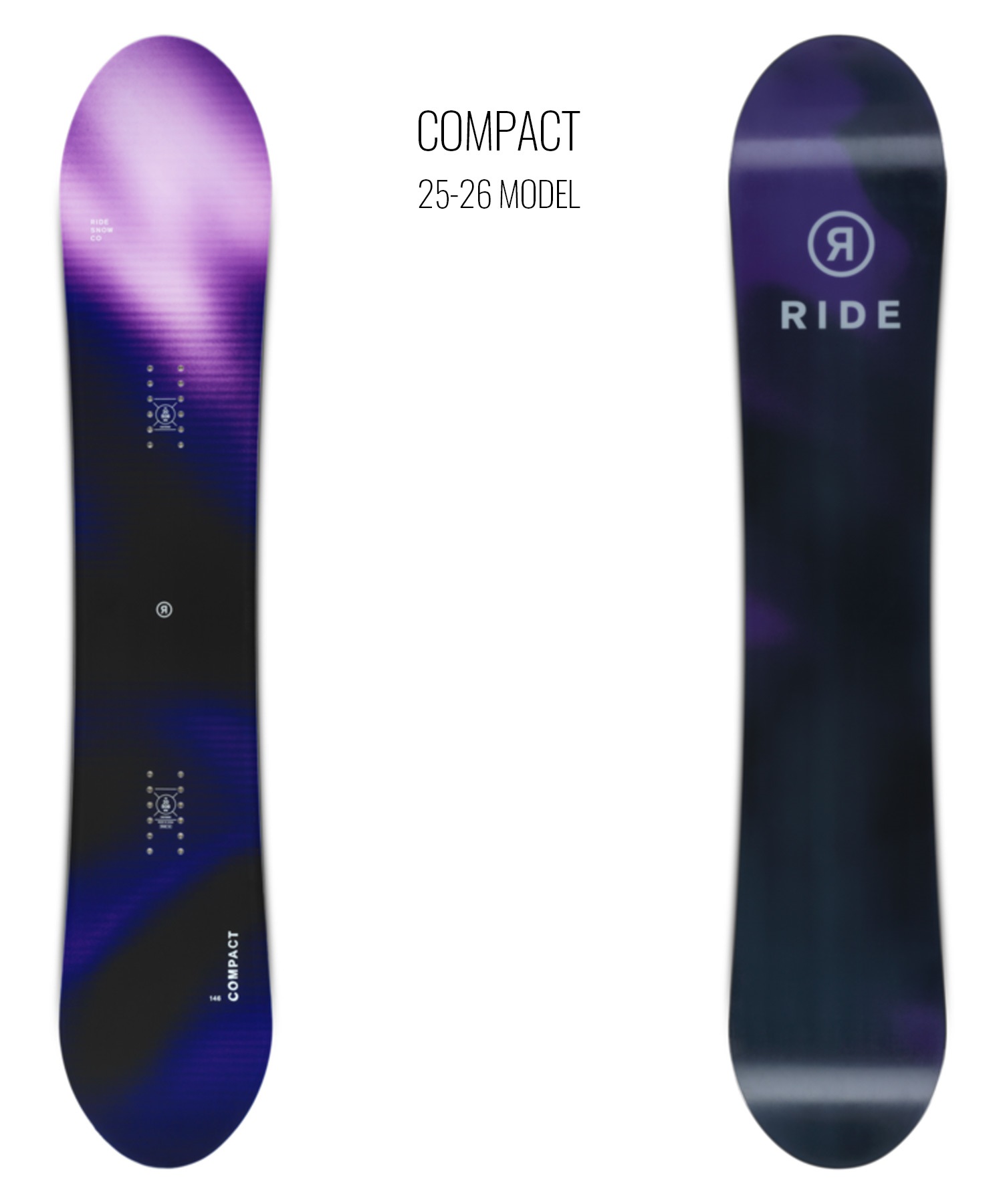 RIDE ライド コンパクト スノーボード 板 レディース 25-26 MM B21