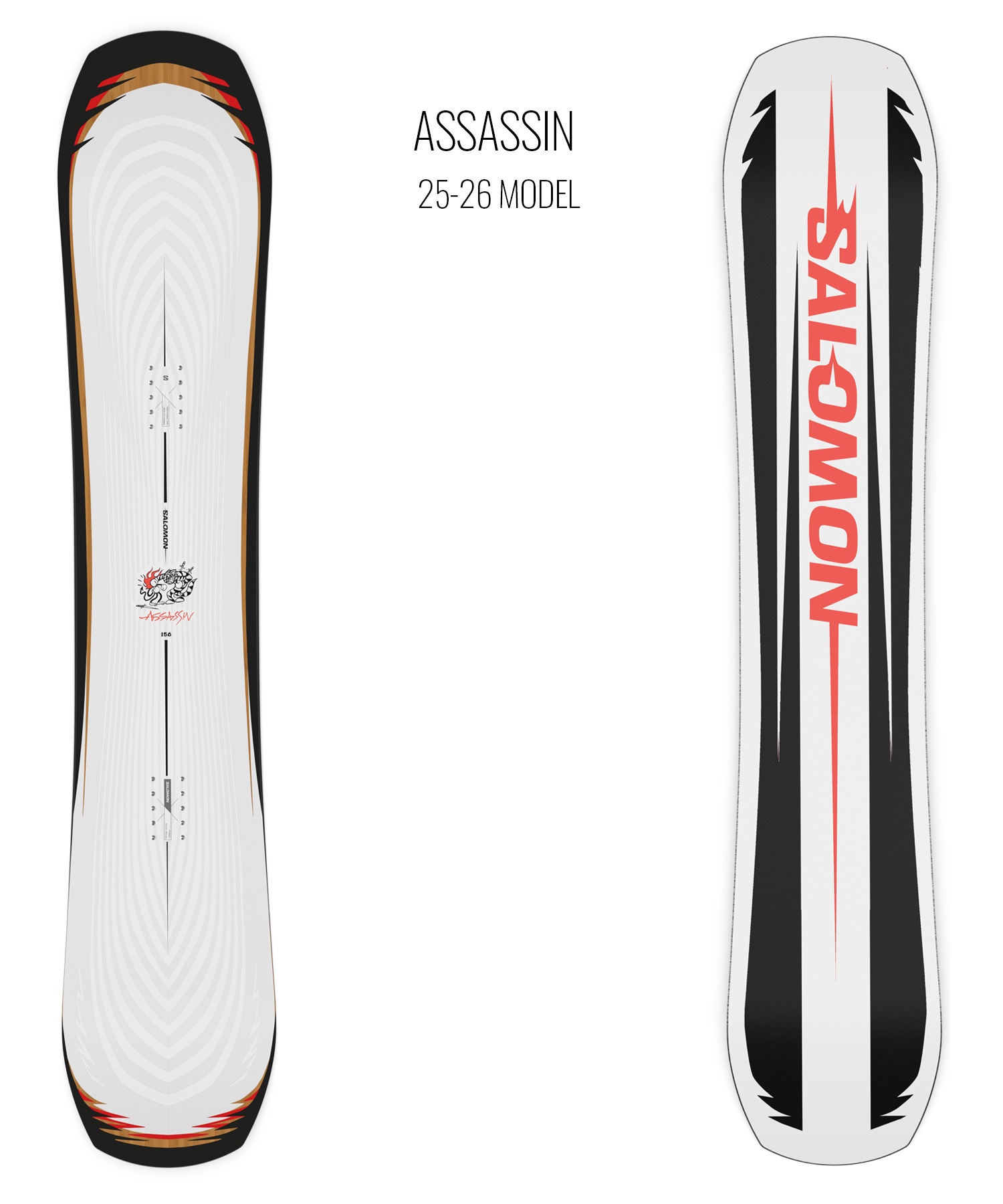 SALOMON サロモン アサシン スノーボード 板 メンズ 25-26 MM A31