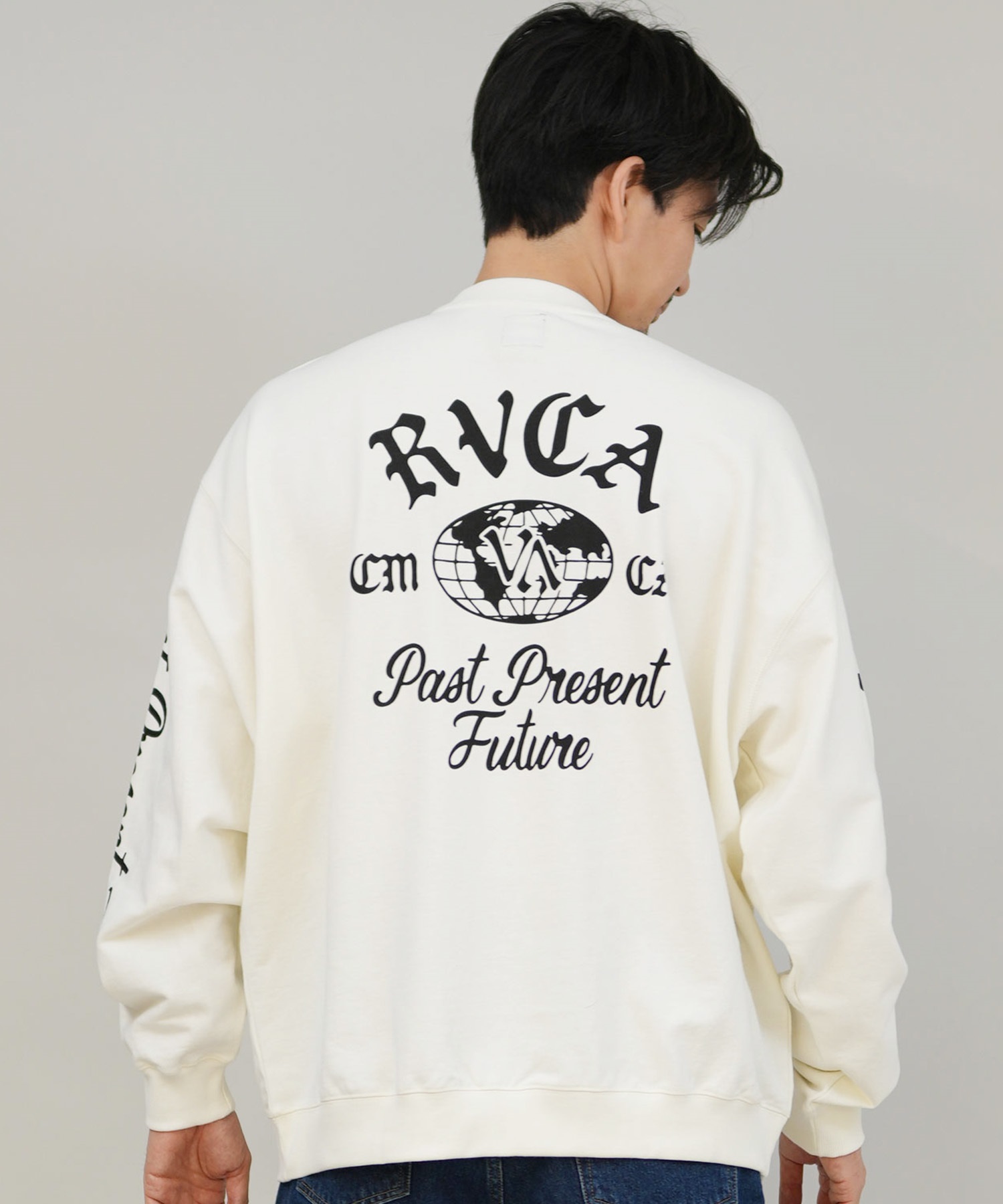 RVCA ルーカ トレーナー スウェット メンズ VA WORLD WIDE CR BF042