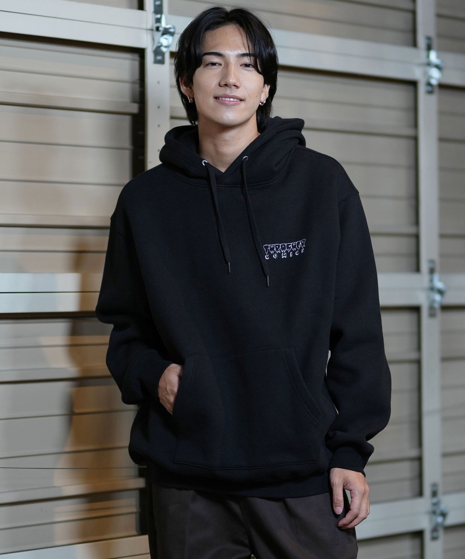 THRASHER スラッシャー パーカー メンズ THRASHERコミックPTパーカー