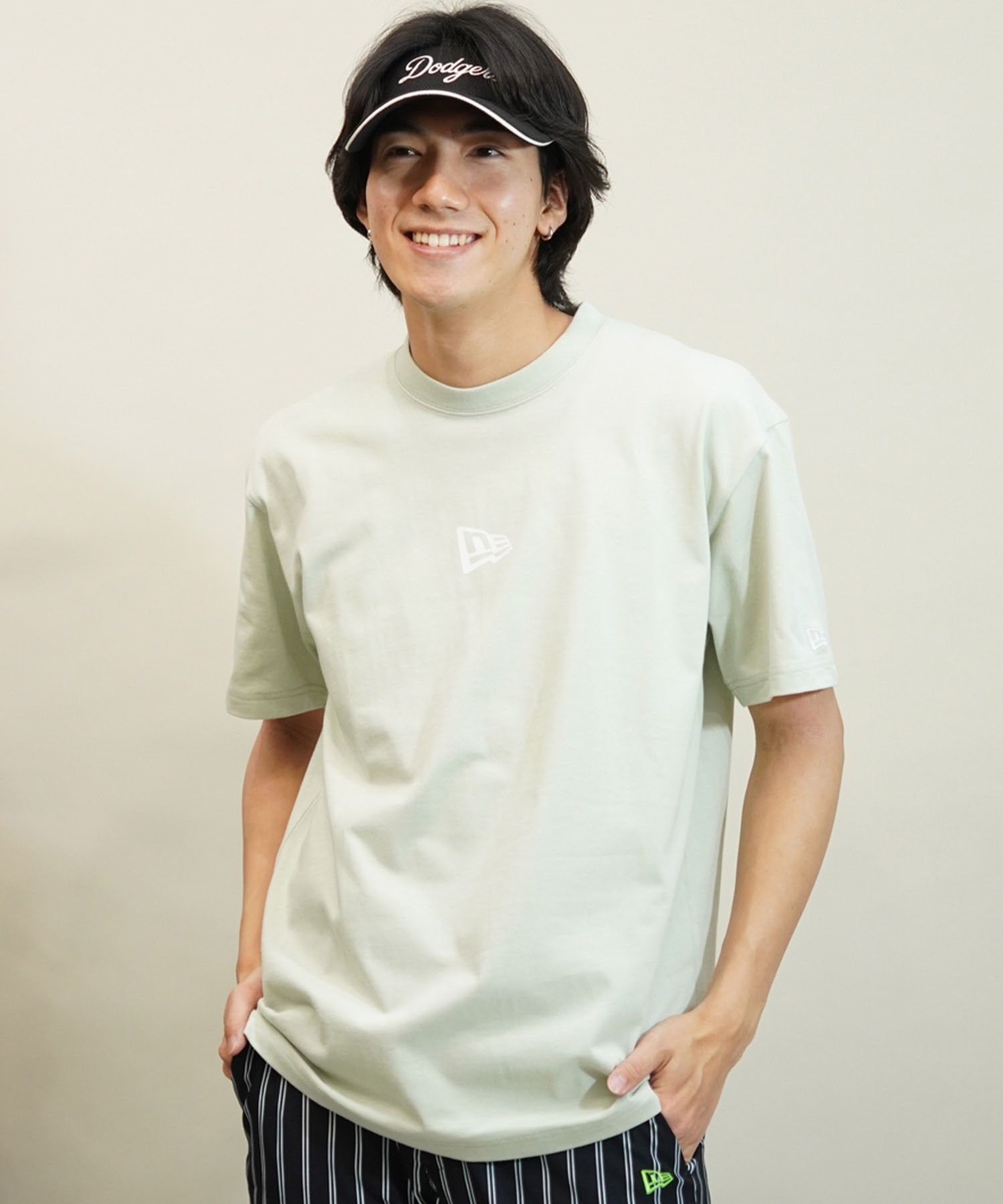NEW ERA ニューエラ Flag Logo Mini メンズ 半袖 Tシャツ ロゴ ワン