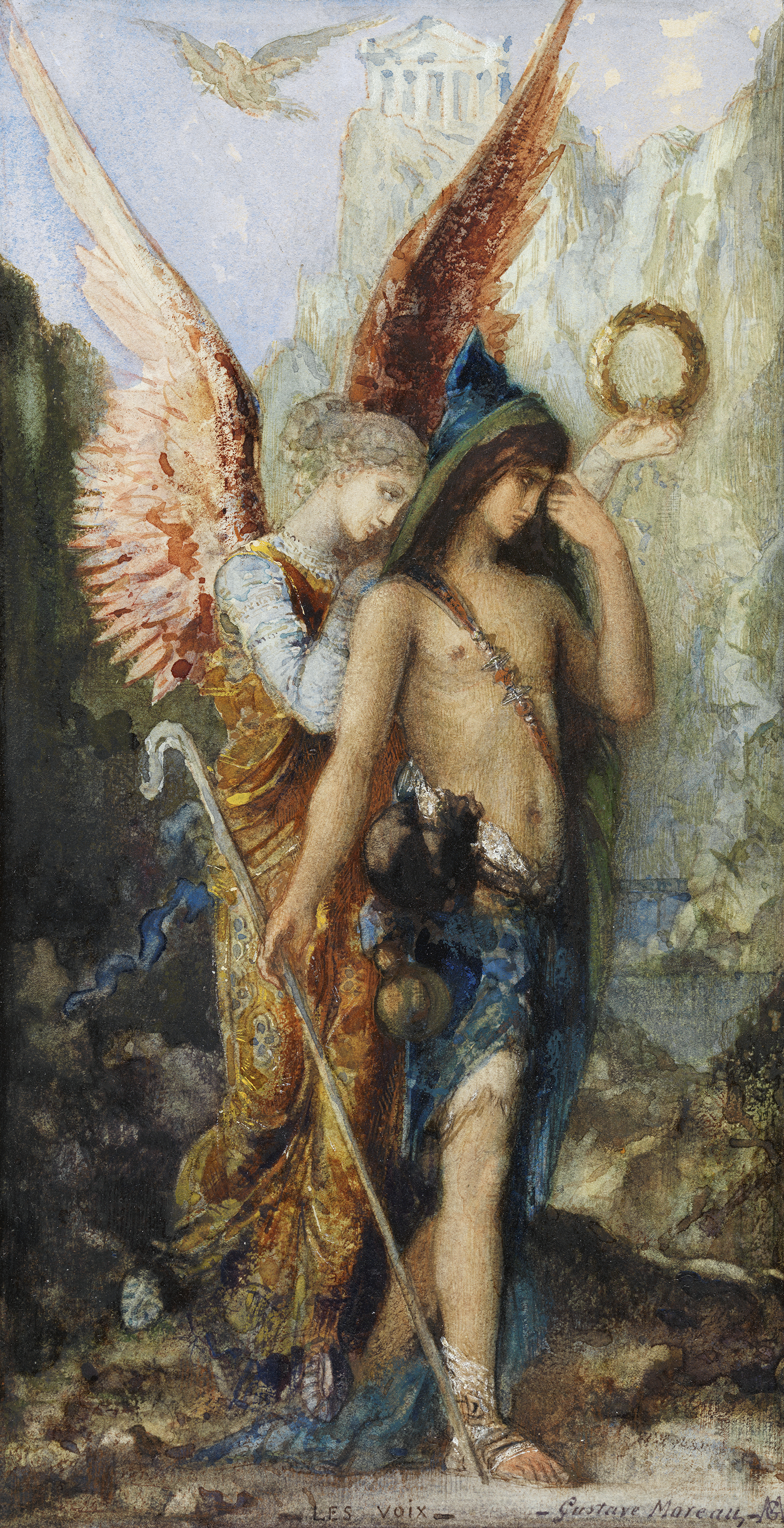 The Voices - Moreau, Gustave. Museo Nacional Thyssen-Bornemisza