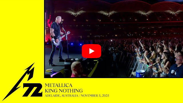 メタリカ、“M72 World Tour” からのライヴ動画「Wherever I May Roam