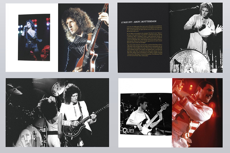 クイーンのオランダでのライヴとオフステージを撮影した写真集『UNSEEN