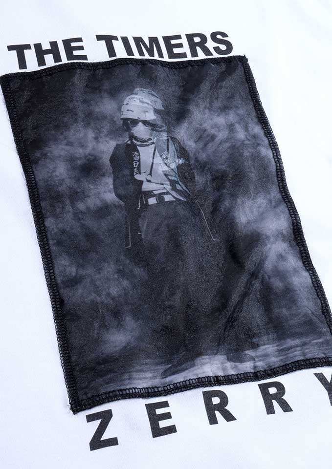 THE TIMERS 35周年を記念してTシャツが登場！ 背面には「争いの河」の