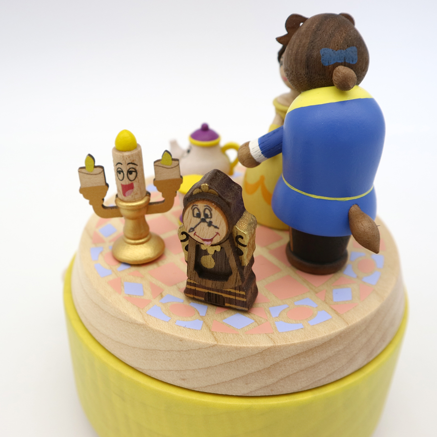 ディズニー 木製 オルゴール【美女と野獣】既製品 ｜株式会社