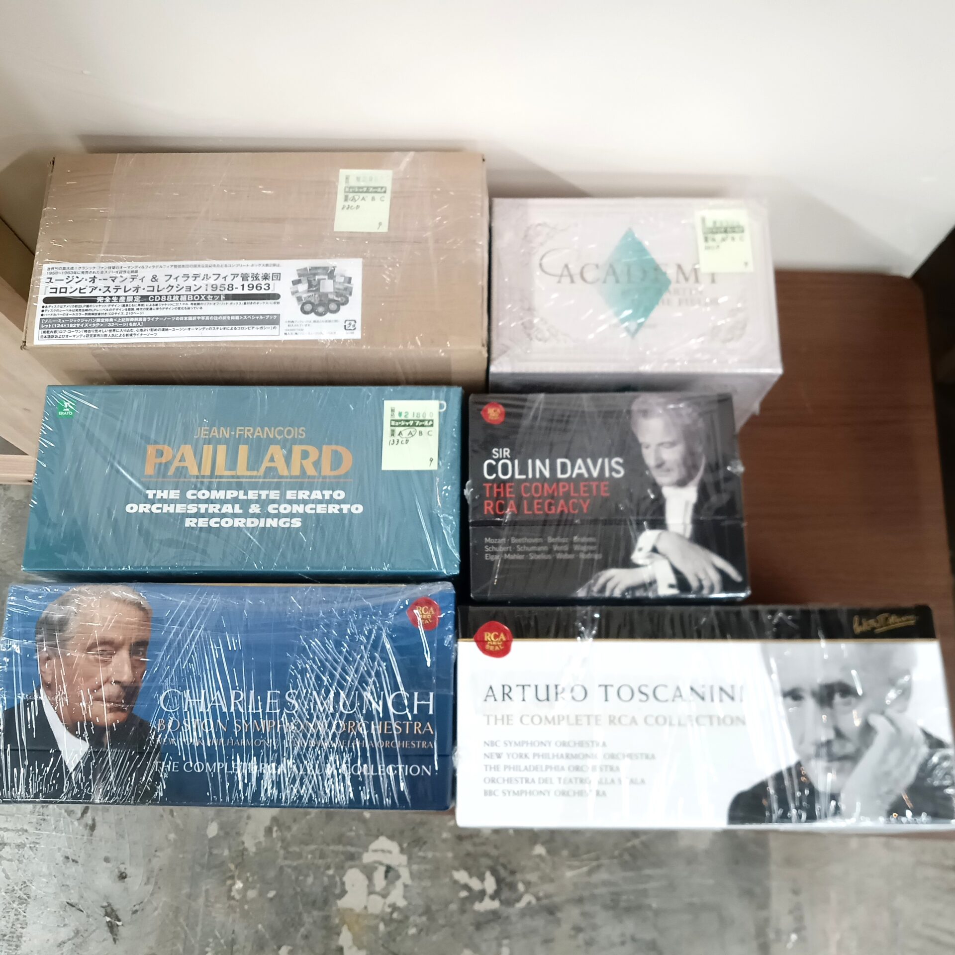新入荷情報】 クラシックCDボックスがまとまって入荷しました。