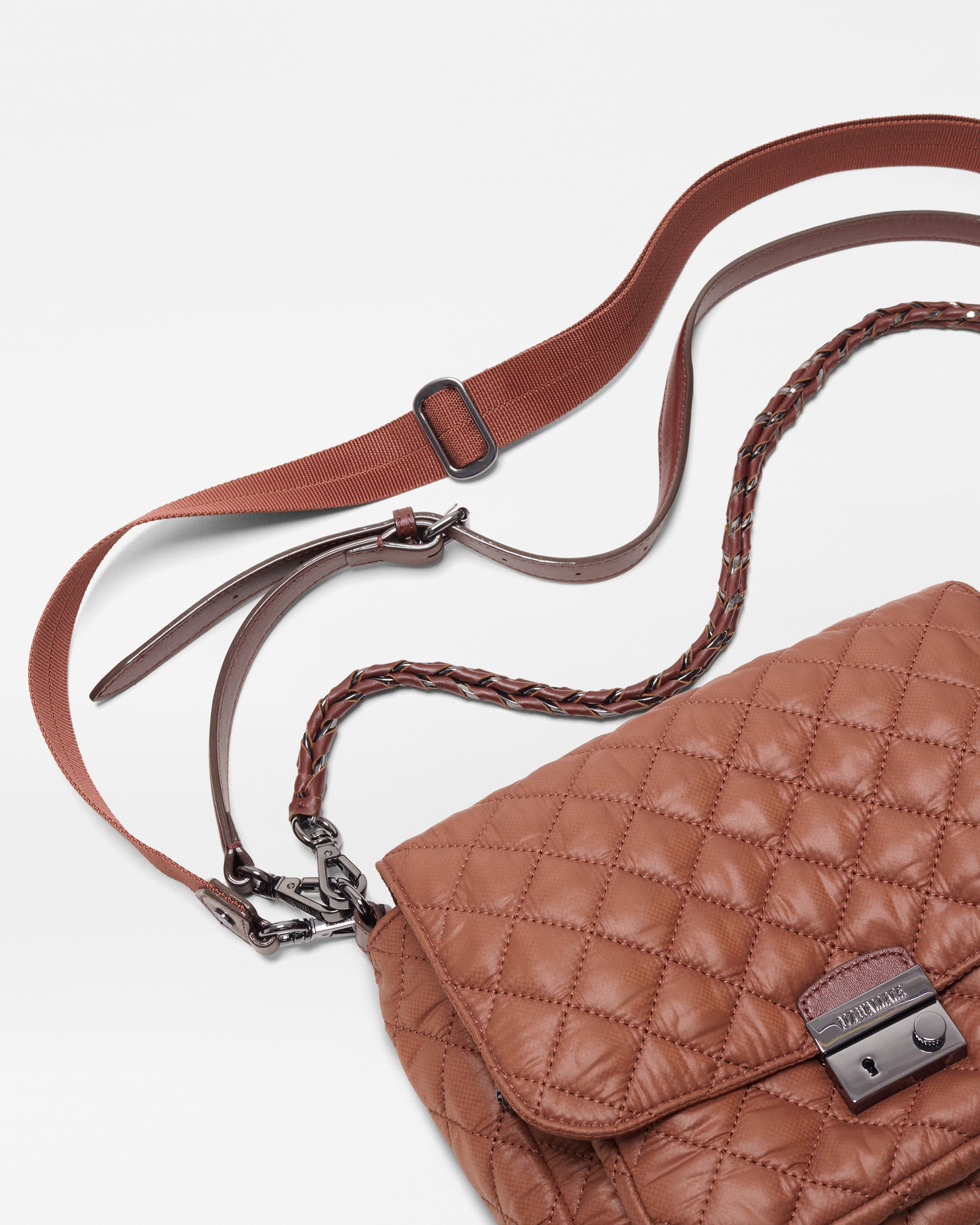 Terracotta Medium Crosby Lock Crossbody