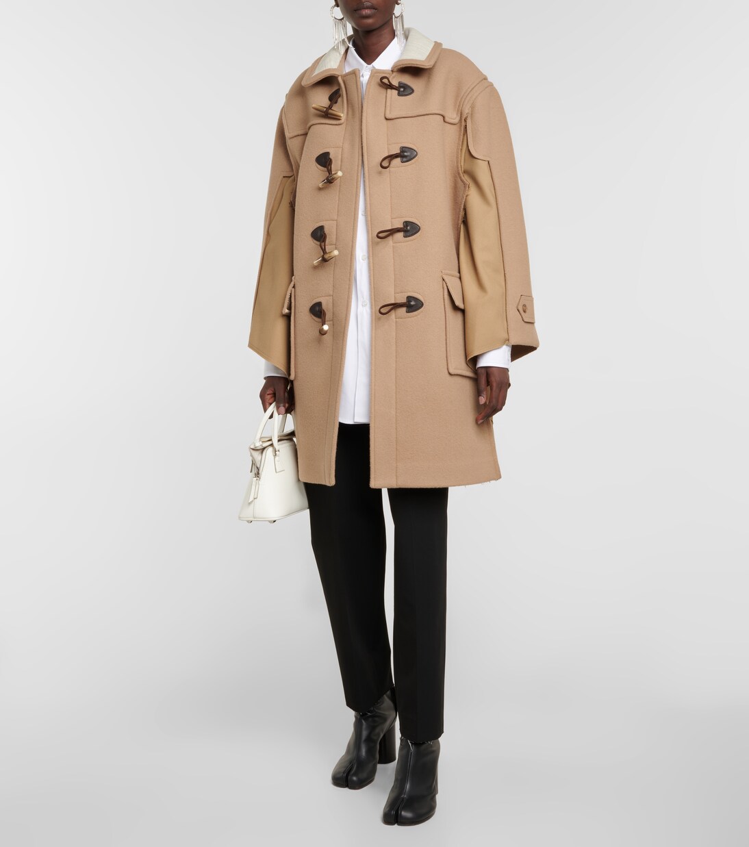 Wool duffle coat in beige - Maison Margiela | Mytheresa