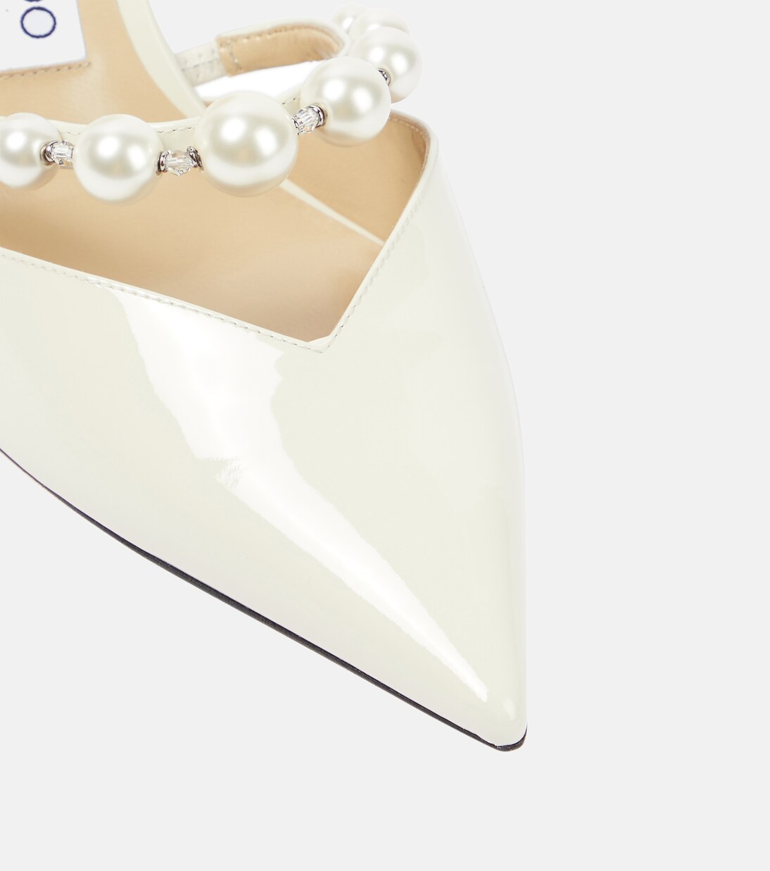 Aurelie 65 patent leather pumps in white - Jimmy Choo | Mytheresa