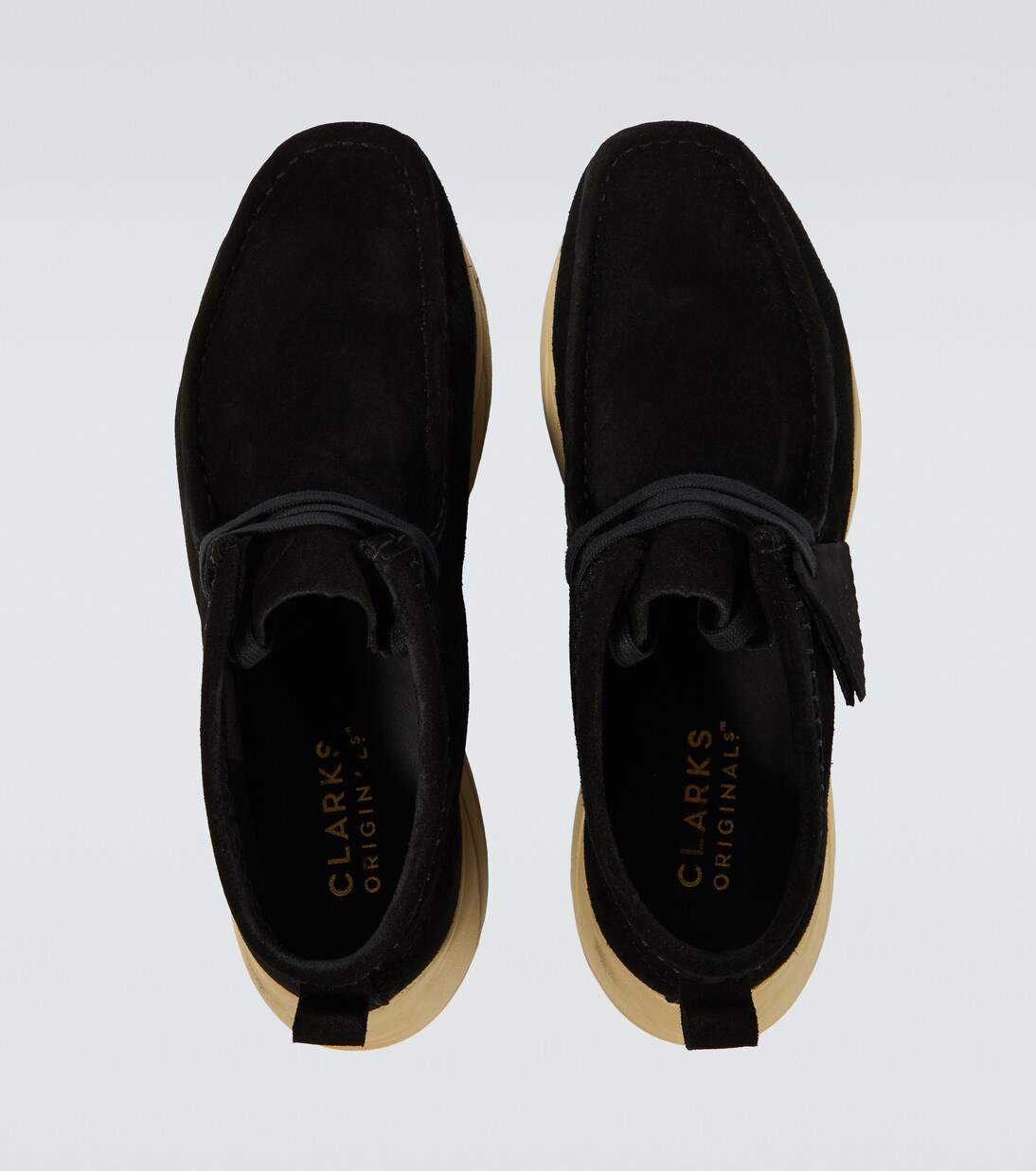 Wallabee Eden suede sneakers in black - Clarks Originals | Mytheresa