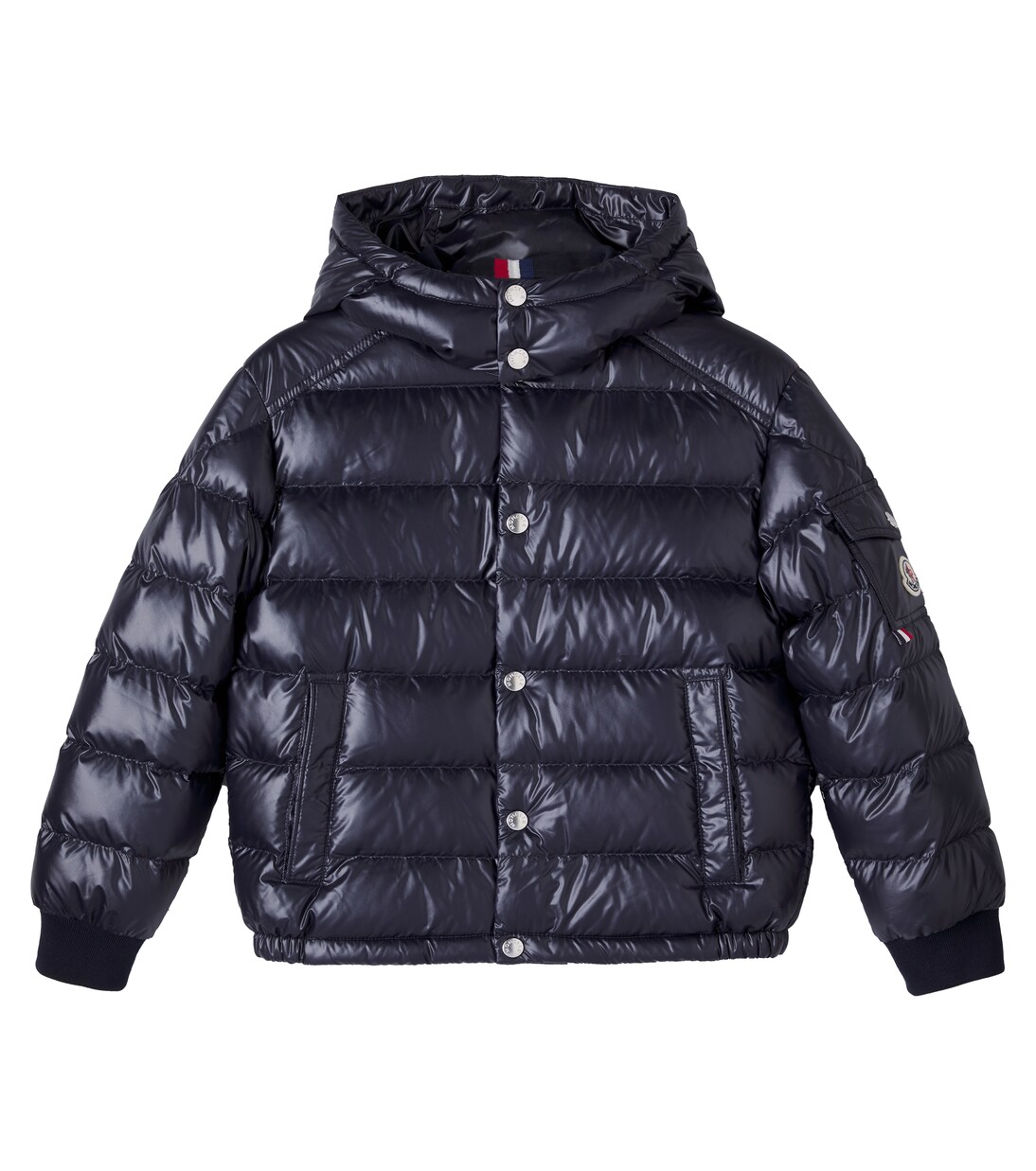 Manaem quilted down jacket in blue - Moncler Enfant | Mytheresa