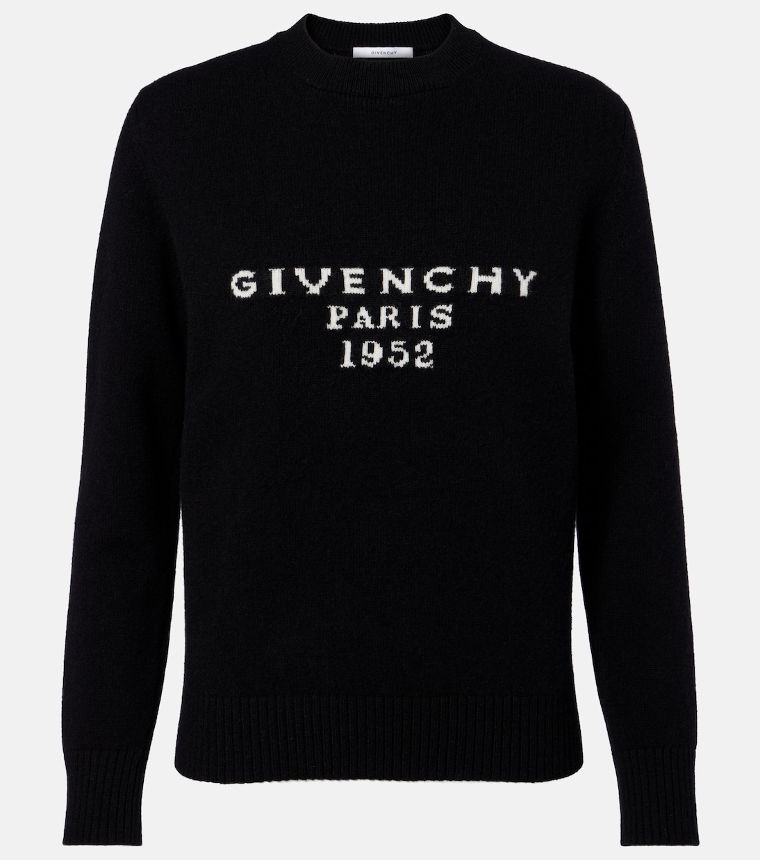 Logo wool and cashmere sweater in black - Givenchy | Mytheresa