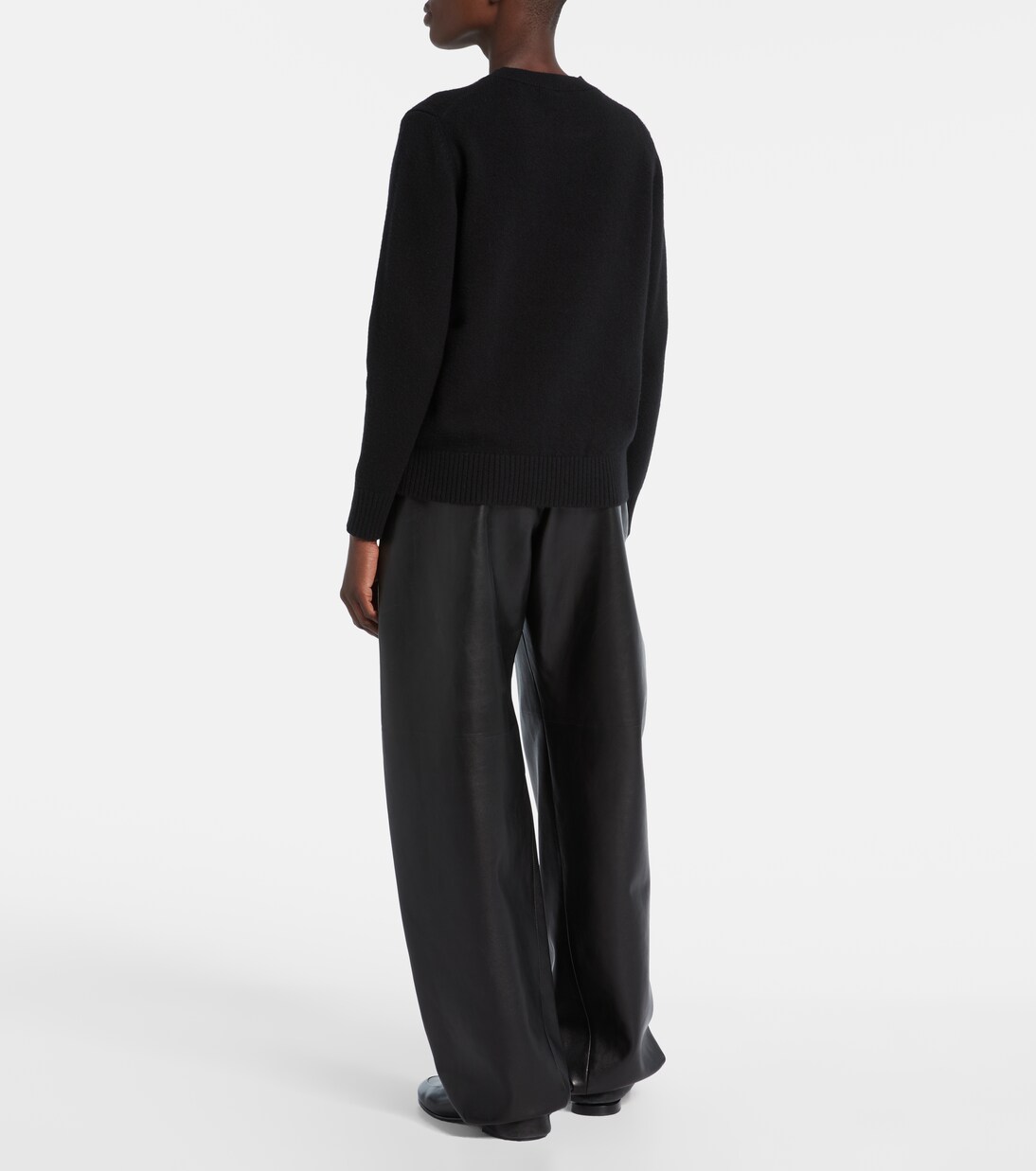 Logo wool and cashmere sweater in black - Givenchy | Mytheresa