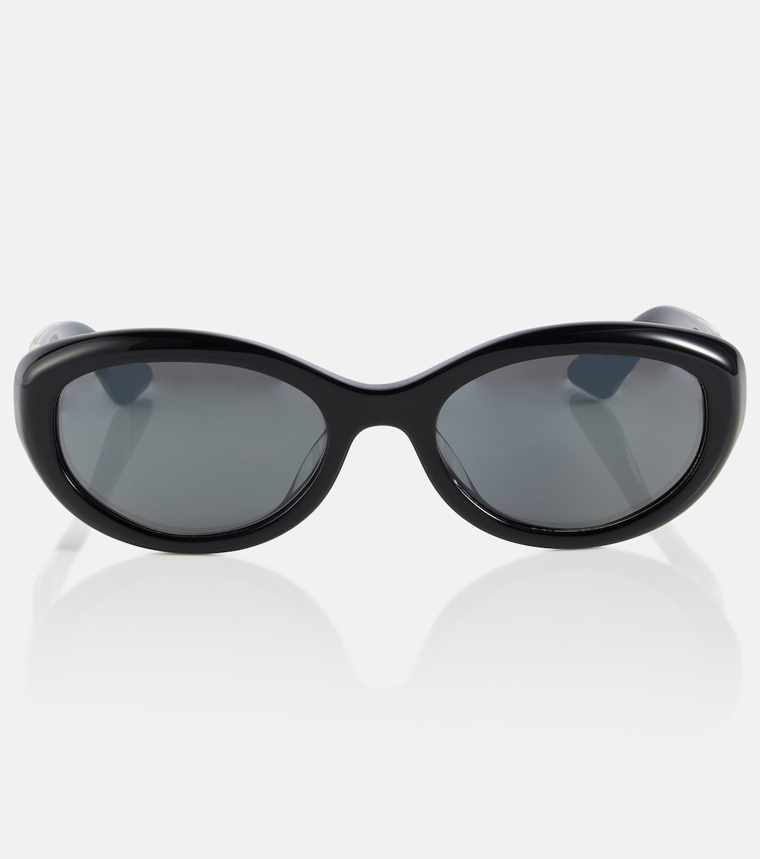 x Oliver Peoples 1969C oval sunglasses in black - Khaite | Mytheresa