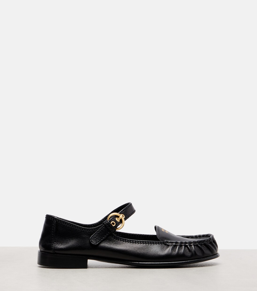 Leather loafers in black - Miu Miu | Mytheresa