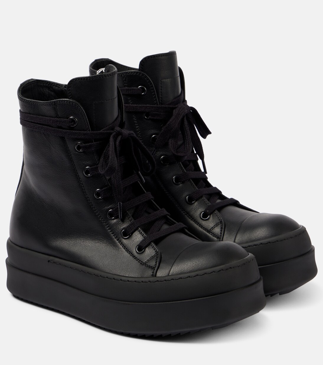 Mega Bumper leather sneakers in black - Rick Owens | Mytheresa