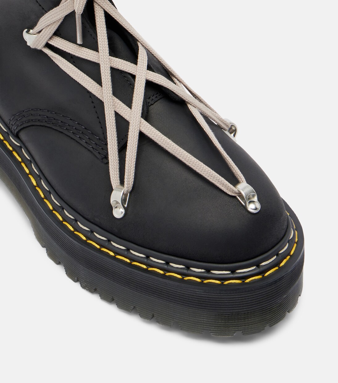 x Dr. Martens DRKSHDW 1B60 Quad Sole Pentalace knee-high boots in