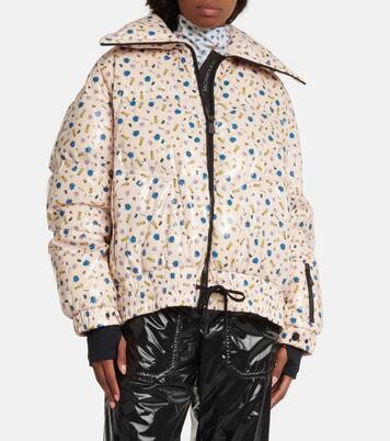 x Naj-Oleari 3 Moncler Grenoble down ski jacket in white - Moncler