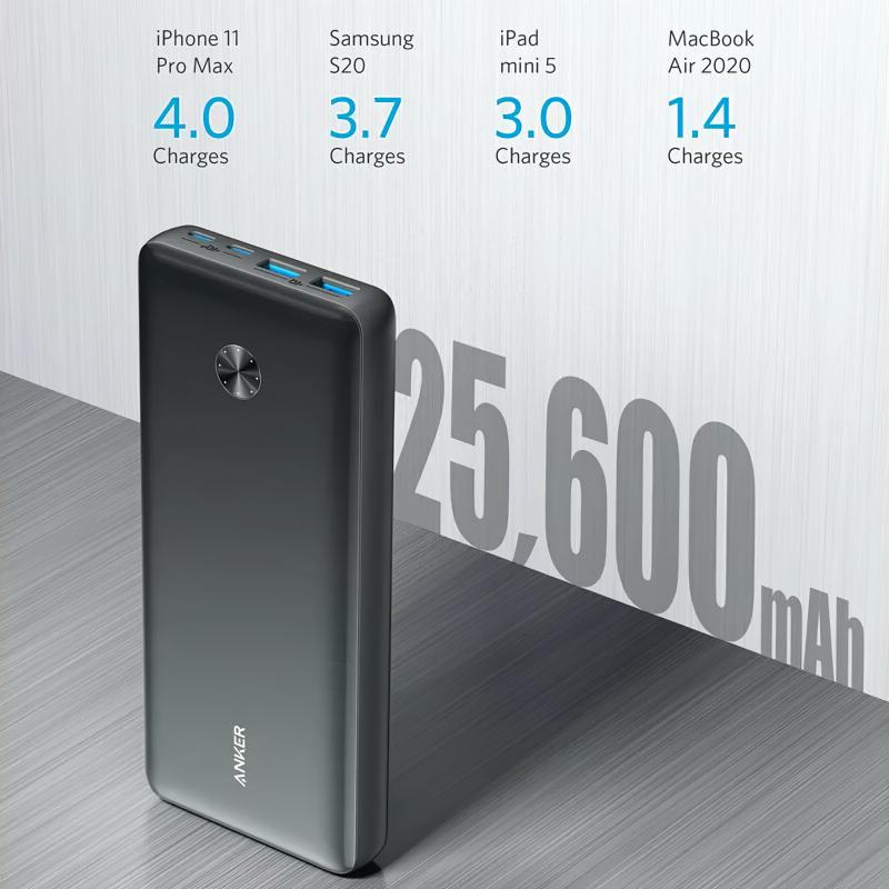 Anker PowerCore III Elite 25600mAh Powerbank 87W - Black