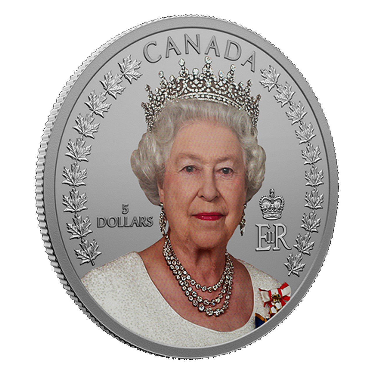 2022 Canada A Portrait of Queen Elizabeth 11 1/4oz .999 Silver